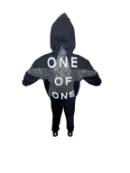 “ONE OF ONE” Rhinestone Hoodie – Rare Collection