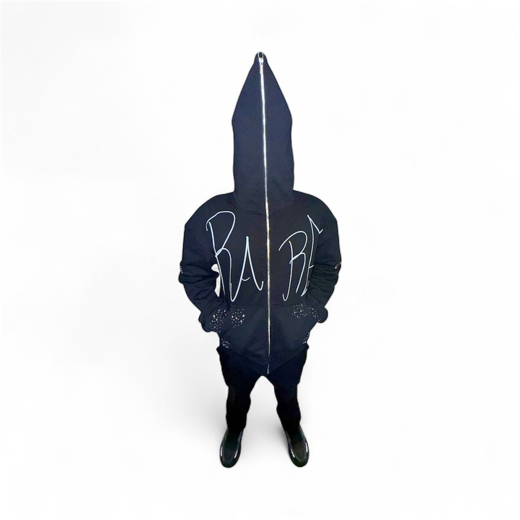 “ONE OF ONE” Rhinestone Hoodie – Rare Collection